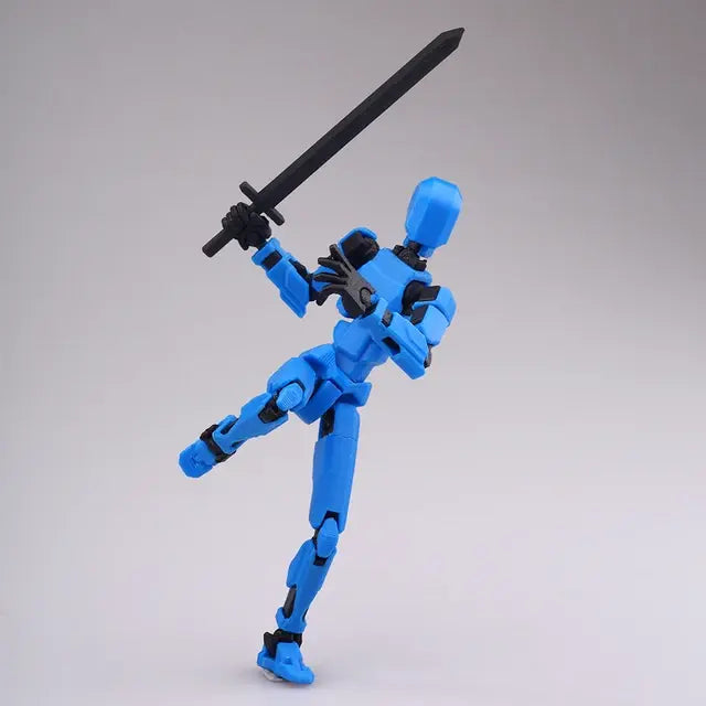 Movable Shapeshift Robot set w/ stand